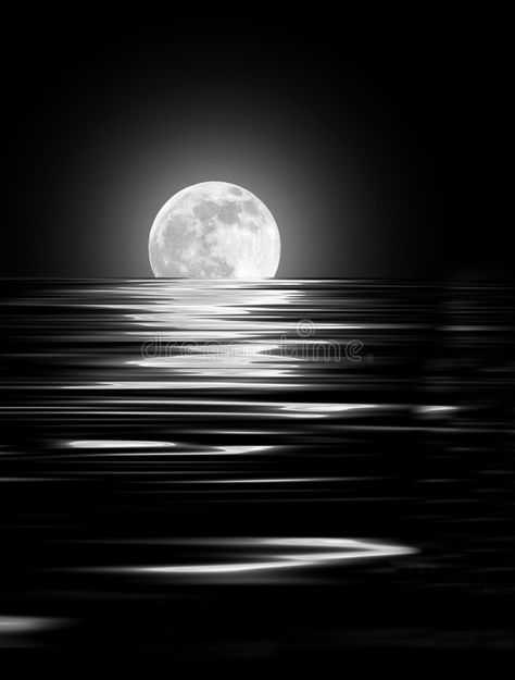 Moon Glow. A full moon on the Spring Equinox with reflection over rippled water , #Affiliate, #moon, #Spring, #full, #Moon, #Glow #ad Moon Reflection On Water Tattoo, Reflections Artwork, Rippled Water, Moonlight Art, Ocean Drawing, Black Canvas Art, Water Tattoo, Black Paper Drawing, Art Charcoal