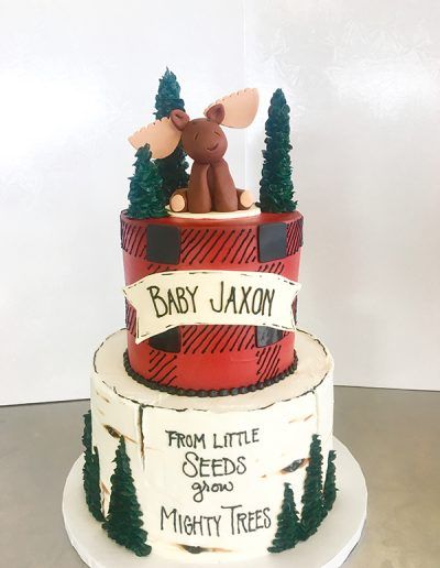 Lumberjack Baby Shower Cake, Baby Outfits For Boys, Plaid Baby Shower, Lumberjack Birthday Party, Lumberjack Baby Shower, Lumberjack Baby, Lumberjack Birthday, Baby Shower Woodland Theme, Baby Boy 1st Birthday