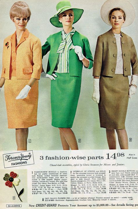 LILEKS (James) :: Misc :: 1966 Alden Catalog Weird Fashion, Peplum Dress, How To Look Better, High Neck Dress, Turn Ons