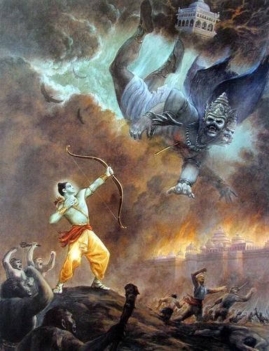 Rama and Ravana - The Ramayana Lord Ram And Sita Paintings, Ram Wallpaper, Rama Image, Ram Ji, Sita Ram, Lord Rama Images, Sri Rama, Lord Rama, Shri Ram Photo