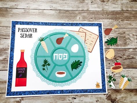 Sedar Plate Printable Preschool Printable Passover - Etsy Sedar Plate, Plate Printable, Sequencing Activities, Preschool Printable, Jewish Holiday, Jewish Holidays, Passover, School Items, A Pumpkin