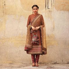 The New Collection. Winter 2019. Jewellery Courtesy: Sabyasachi Heritage Jewelry collection @sabyasachijewelry Shoes for @rabannevictor… Sabyasachi Suits, Bridal Lehenga Collection, Indian Designer Suits, Salwar Kamiz, Lehenga Collection, Dress Indian Style, Indian Designer Outfits, Indian Attire, Designer Dresses Indian