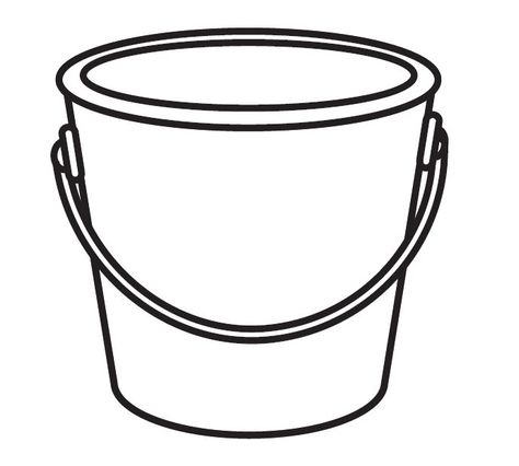 bucket Bucket Coloring Page, Birthday Calendar Classroom, Bucket Drawing, Bucket Image, Calendar Classroom, Preschool Creative Art, Back To School Gifts For Kids, Alphabet Letter Templates, School Material