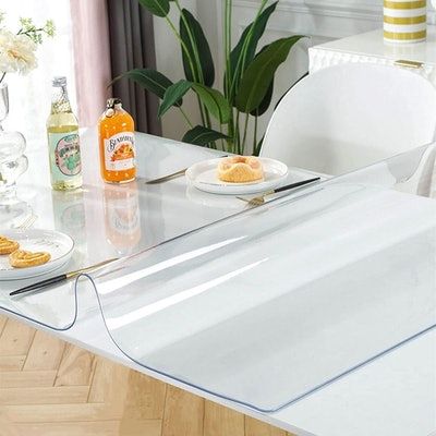 Table Transparente, Vinyl Table Covers, Clear Desk, Desk Cover, Plastic Table Cover, Clear Table, Table Protector, Desk Protector, Randy Travis