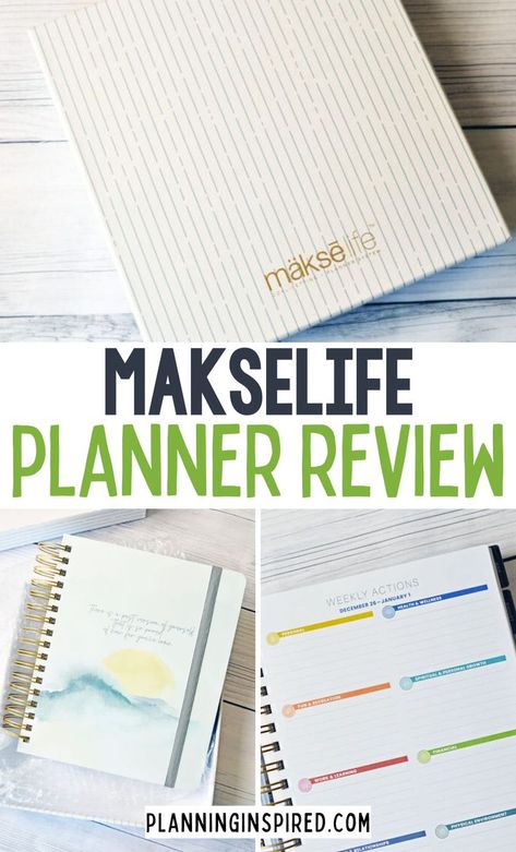 A look at the Makselife flagship planner! This is the ULTIMATE goal setting planner, it is so thorough, and perfect if you want to plan + set goals in the same book. Makselife Planner, Goal Setting Planner, Planner Review, Physical Environment, Planning And Organizing, Set Goals, A Day In Life, Day Planners, Erin Condren