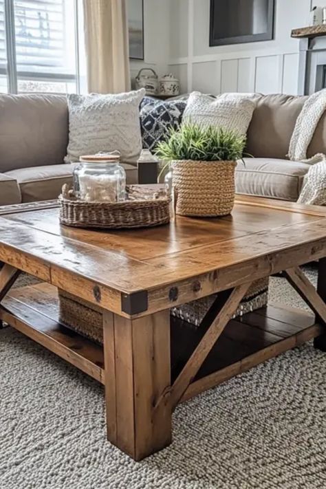 Transform your living room with a rustic DIY farmhouse coffee table that combines charm and functionality. This step-by-step guide will walk you through building a coffee table that enhances your home decor and adds warmth to your space. It requires common materials and basic woodworking skills, making it perfect for beginners and seasoned crafters alike. Learn about selecting the right wood, finishing techniques, and stylish touches for your coffee table project. Create a cozy and inviting atmosphere with this amazing DIY furniture piece.