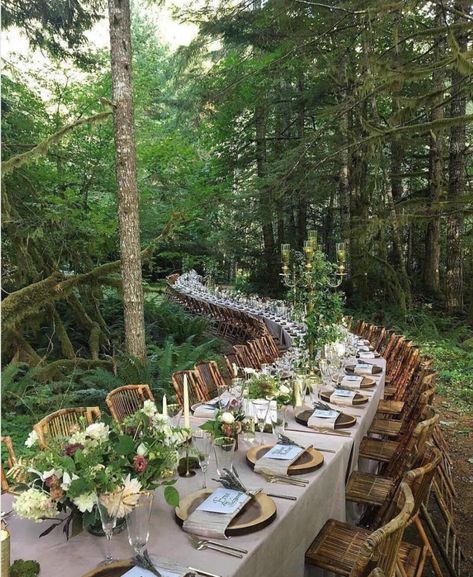 Swedish Wedding, Nature Themed Wedding, Boho Wedding Theme, Wedding Reception Ideas, Summer Party Decorations, Reception Dinner, Long Table, Magical Wedding, Wedding Organization