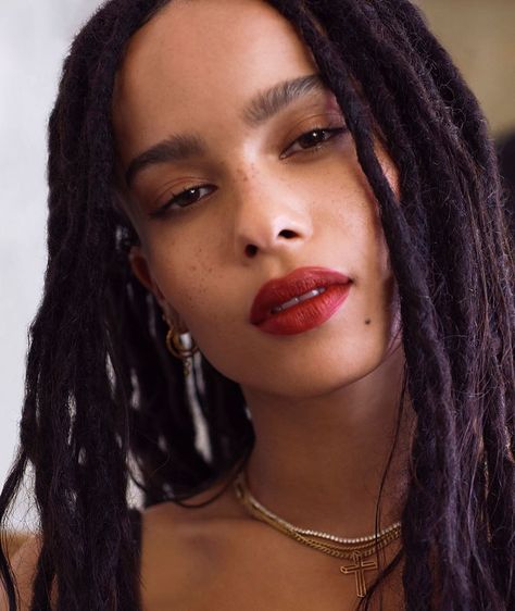 Zoe Kravitz Style, Zoe Isabella Kravitz, Zoë Kravitz, Lisa Bonet, Ysl Beauty, Zoe Kravitz, Red Lipstick, Big Little, West Hollywood