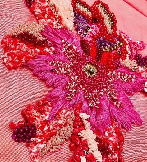 Classic Embroidery, Fiber Art Jewelry, Special Dresses, Classic Flap, Bead Embroidery, Fiber Arts, Beaded Embroidery, Chanel Classic Flap, Chanel Classic