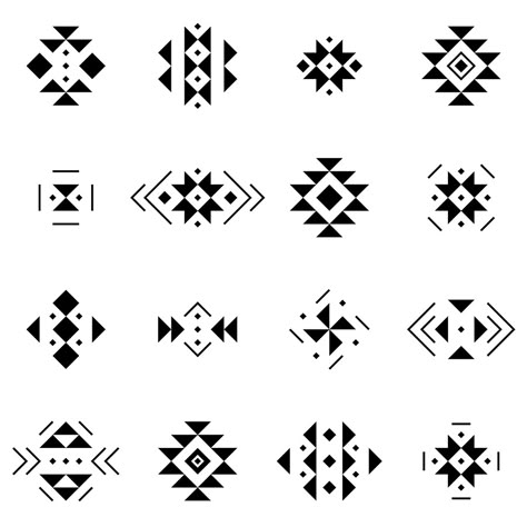 Navajo Print, Native American Patterns, Muster Tattoos, Geometric Design Art, Ethnic Patterns, Aztec Pattern, 로고 디자인, Geometric Art, Textile Prints