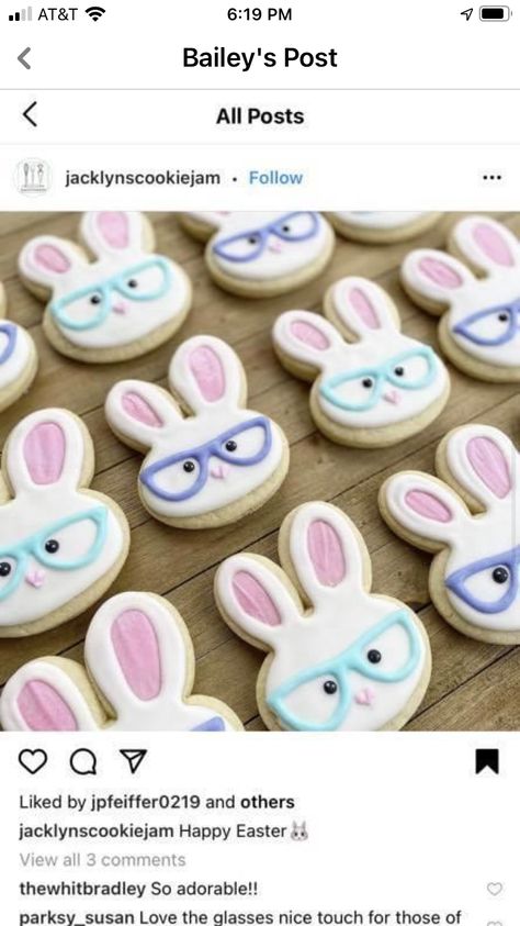 Decorated Bunny Cookies, Easter Sugar Cookies Decorated, Easter Egg Cookies, Easter Bunny Cookies, Royal Iced Cookies, Easter Sugar Cookies, Easter Sweets, Sugar Cookie Royal Icing, Spring Cookies