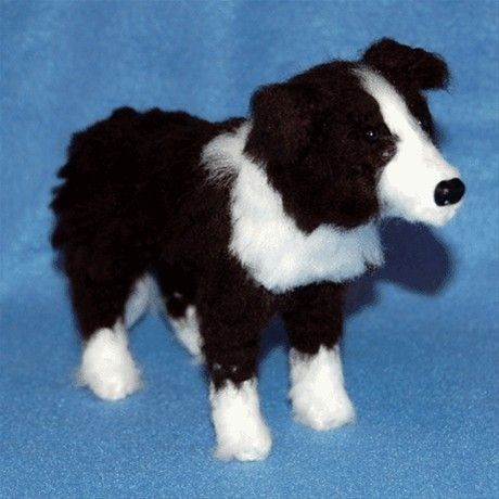 Amigurumi Border Collie Free Pattern, Border Collie Knitting Pattern, Border Collie Crochet Pattern Free, Crochet Border Collie Pattern Free, Border Collie Crochet Pattern, Crochet Border Collie, Felt Needling, Knitting Patterns Free Dog, Knitted Dolls Free