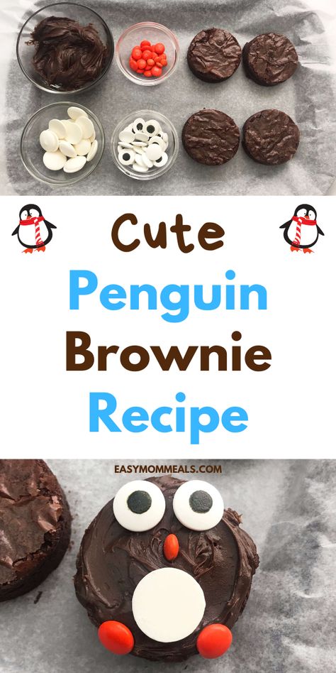 Mr Poppers Penguins Party, Winter Baking For Kids, Winter Cooking For Kids, Penguin Themed Food, Penguin Snacks For Kids, Penguin Food Ideas, Penguin Desserts, January Snacks, Winter Snack Ideas