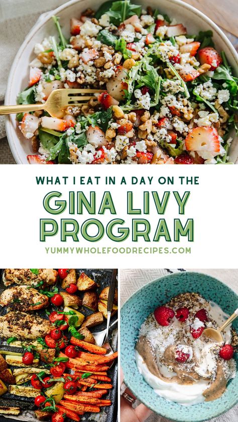 Meal Plan Women, Gina Livy, Whole Foods Meal Plan, Lean Meal Plan, Dinner Favorites, Best Diet Foods, Healthy High Protein Meals, Eat In A Day, Healthier Eating