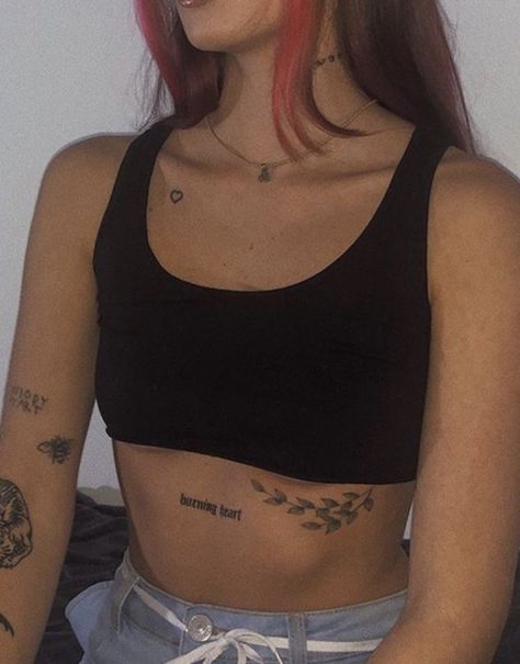 500 Tattoo, Tattoo Artist Tattoo, Small Chest Tattoos, Small Girly Tattoos, Torso Tattoos, Artist Tattoo, Writing Tattoos, Up Tattoo, Inspiration Tattoo