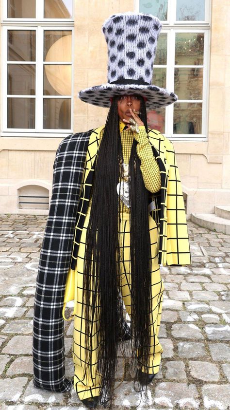 Afropunk Outfits, Afro Futurism Fashion, Eryka Badu, Erykah Badu Style, Paris Fashion Week 2024, Futurism Fashion, Fashion Week 2024, Erykah Badu, Afro Punk