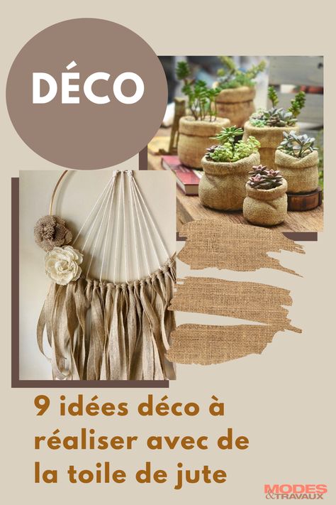 Jute Sack, Deco Salon, Burlap, Zen, Place Card Holders, 10 Things, Art