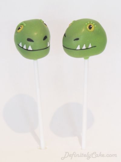 Dinosaur Cake Pops, Godzilla Party, T Rex Cake, Dinosaur Baby Shower Theme, Dino Cake, Dinosaur Birthday Cakes, Fruit Popsicles, Cake Pop Recipe, Dinosaur Cake