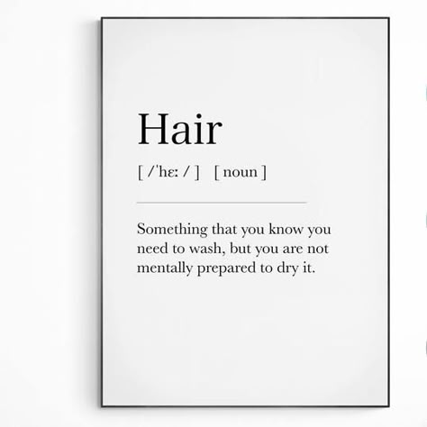 Best Gift For Best Friend, Funny Gift Quotes, Hair Definition, Hair Quotes Funny, Salon Board, Hair Salon Quotes, Art Definition, Hair Stations, Word Definition