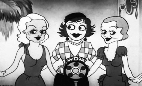 1930s Cartoons, Constance Bennett, Old School Cartoons, Jean Harlow, Bette Davis, Joan Crawford, Old Cartoons, Classic Cartoons, Disney Dream