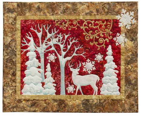 Applique Christmas, Quilts Christmas, Winter Quilt, Applique Art, Landscape Quilt, Christmas Quilting, Appliqué Quilts, Art Sewing, Applique Quilt Patterns