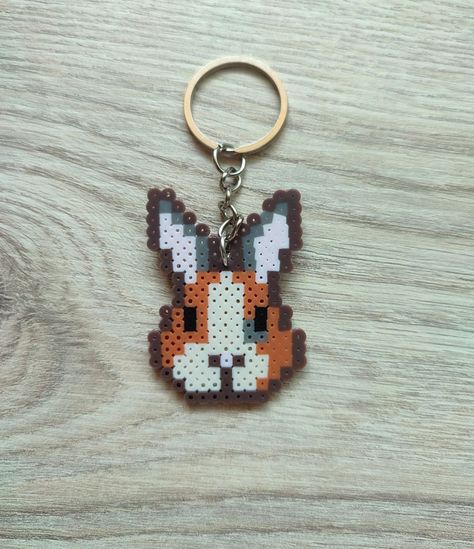 Bunny Hama Beads Pattern Hama Beads Bunny, Perler Beads Bunny, Animal Hama Beads, Perler Bunny, Bunny Perler Beads, Patrones Hama Beads Ideas, Bunny Pixel Art, Pixel Bunny, Hama Beads Pattern