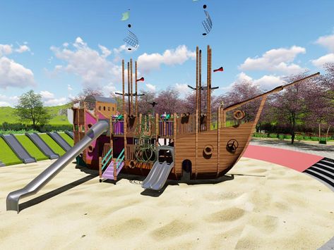 Boat Playground, Beach Playground, Indoor Soft Play, Play Structures, Playground Set, Soft Play Equipment, Play Ground, Children Park, Play Structure