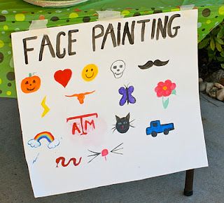 make a chart of what I can do - will be doing this for E's b-day:-) Fall Festival Face Painting Ideas, Face Painting Templates, Paintings Face, Carnival Prom, Easy Face Painting, Easy Face Painting Designs, Valentine Inspiration, Halloween Block Party, Fall Festival Games