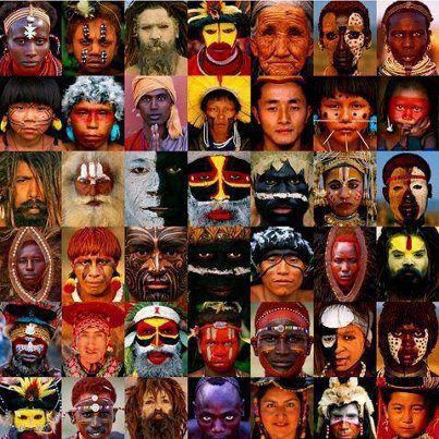 Different people around the world Different Faces, Eric Lafforgue, Rainbow Warrior, Different People, We Are The World, Cultural Diversity, World Cultures, A Collage, People Of The World