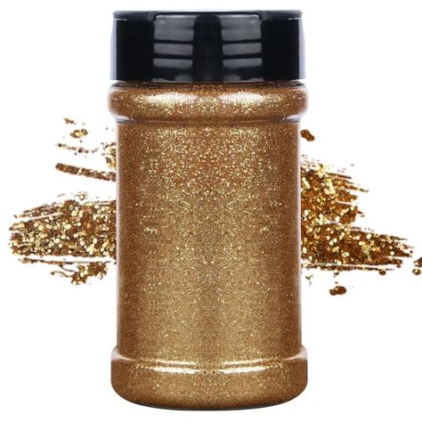 PRICES MAY VARY. Package & Colors - 4 oz fine glitter equipped in shaker jar, a variety of colors are available, including emerald green, olive green, sage green, gold, champagne, rose gold, brown, yellow, white, black, silver, red, teal blue, royal blue, purple, rainbow lavender, iridescent hot pink, iridescent orange, iridescent sage green, iridescent purple, grape. User Friendly Shaker Jar：Super fine glitter jars has a double opening shaker, small opening and large opening, suitable for vario Crafts Slime, Glitter Jars, Nail Painting, Slime Craft, Festival Decor, Glitter Decor, Shaker Bottle, Festival Makeup, Nail Paint