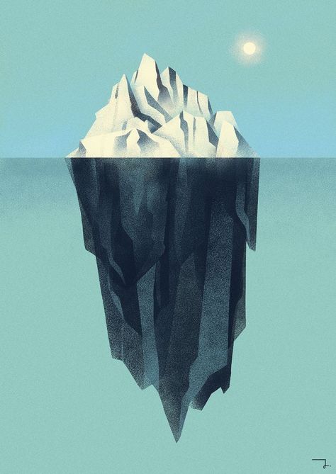 Ice Berg Illustration, Arctic Landscape, Fantasy Tattoos, Cool Art Drawings, Design Graphique, Simple Art, Art Drawings Sketches, Cartoon Drawings, Vector Art