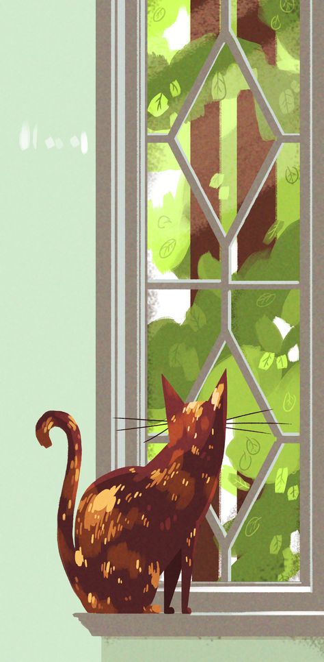 Anne Cathaway. Tortoise Shell Cat. Illustration. Tortie Cat Wallpaper, Tortoise Cat Drawing, Tortie Cat Illustration, Tortoise Shell Cat Art, Tortie Cat Drawing, Tortie Cat Art, Tortie Cat, Tortoise Cat, Cat Background