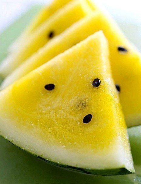 -: Summer Shine :- Sunny Watermelon Yellow Watermelon, Yellow Food, Yellow Things, All Things Yellow, The Color Yellow, Yellow Sunshine, Yellow Foods, Summer Yellow, Yellow Walls