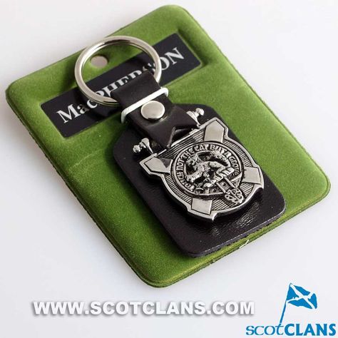 MacPherson Clan Crest Key Fob http://www.scotclans.com/scottish_clans/clan_macpherson/shop/scottish_clan_items/AP-CKR1.html Scottish Ancestry, Scottish Gifts, Leather Key Fobs, Scottish Clans, Consumer Protection, Scottish Tartans, Leather Key, Key Fobs, Online Retail