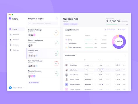 Budget Planner App – Dashboard by Julian Herbst for Fintory on Dribbble Budget Planner App, Budget Dashboard, Best Web Design Inspiration, App Dashboard, Web Dashboard, Digital Dashboard, Dashboard Ui, Ux Design Inspiration, Website Design Company