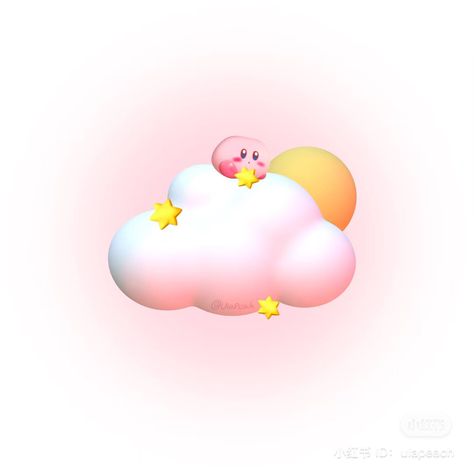 Hello Kitty Weather App Icon, Kirby 3d Icon, Widget Icon Weather, Cute Weather Icons, Kirby Themed Phone, Weather Aesthetic Icon, Weather App Icon Aesthetic, Weather Icon Aesthetic, Weather App Icon