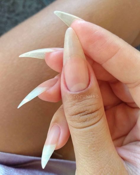 Natural Acrylic Nails Short, Natural Nail Acrylic, Natural Ombre Nails, Nail Ideas Natural, Natural Nails Ideas, Natural Tattoos, Nail Growth Tips, Grow Nails Faster, Food Nails