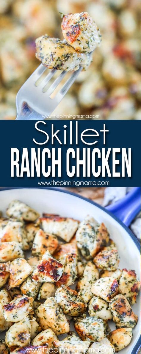 Quick Chicken Dinner, Ranch Chicken Recipes, Quick Chicken Recipes, Quick Chicken, Ranch Chicken, Delicious Chicken, Easy Food To Make, Yum Yum Chicken, Chicken Dinner Recipes