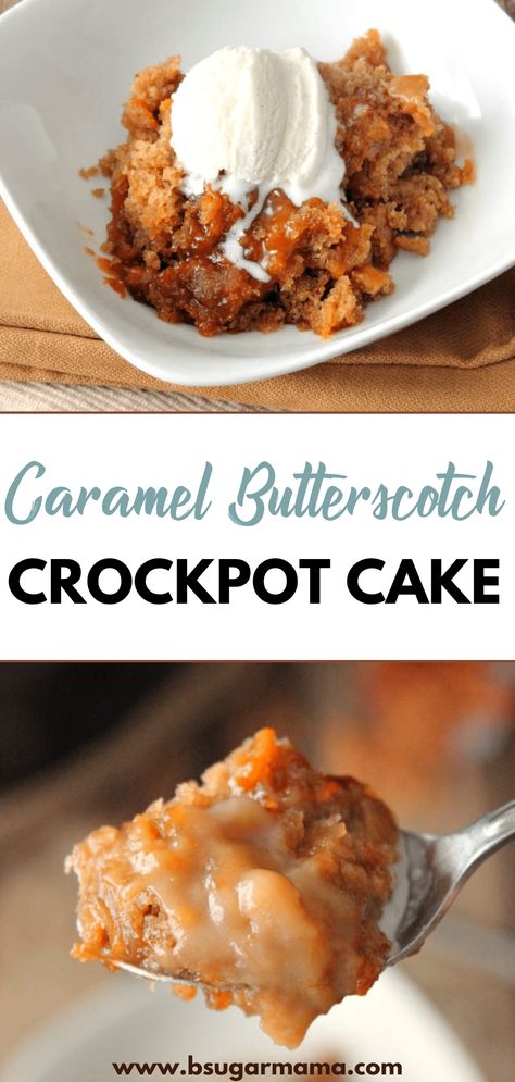 Have some friends over? Hate baking? Look no further than this Caramel Butterscotch Crockpot Cake recipe. Instant Butterscotch Pudding Recipes, Crockpot Cake Recipes, Slow Cooker Cake, Crockpot Cake, Cooker Cake, Crockpot Slow Cooker, Recipes Using Cake Mix, Butterscotch Cake, Crockpot Dessert Recipes