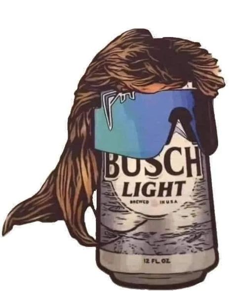 Busch Light, Beer, Hair