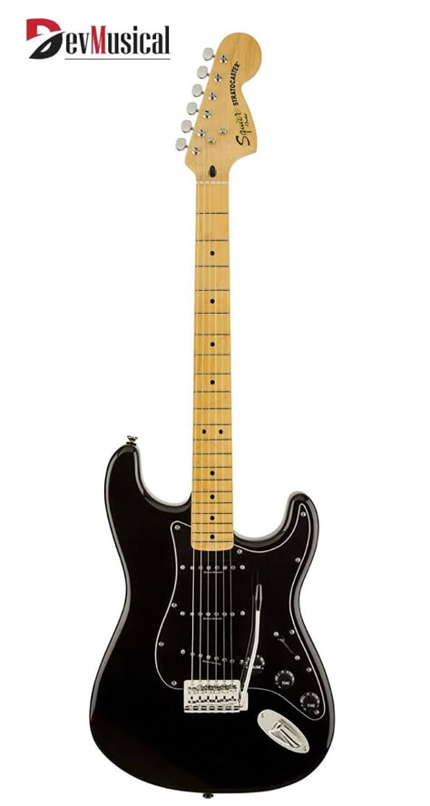 Fender Squier Stratocaster, Black Stratocaster, White Stratocaster, Squier Stratocaster, Fender Guitars Stratocaster, Guitar Images, Electric Guitar Design, Stratocaster Guitar, Pedal Board