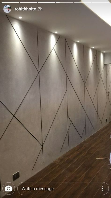 Wall panel inspiration Wall Paneling Hallway, Interior Wall Cladding Ideas, Paneling Hallway, Wall Cladding Ideas, Interior Wall Cladding, Wall Cladding Interior, Cladding Ideas, Wall Cladding Designs, Hallway Modern