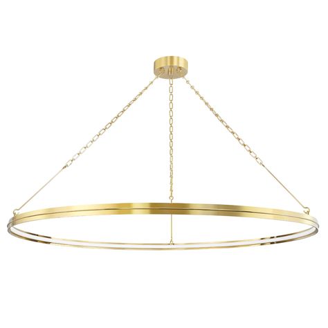 ROSENDALE Chandelier by Hudson Valley Lighting Group Large Chandeliers, Led Ring, Hudson Valley Lighting, Glass Diffuser, Metal Work, Led Chandelier, Aged Brass, Hudson Valley, Ceiling Fixtures