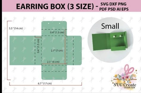 Card Earring, Earring Card Display, Jewelry Packaging Diy, Craft Studios, Jewelry Packaging Design, Gifts Boxes, Diy Jewelry Display, Packaging Diy, Packaging Template