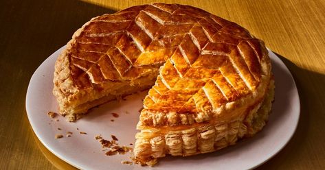 A galette des rois is as much a game as a dessert, and the winner gets to wear a crown. Galette Des Rois Recipe, French Tart, Nyt Cooking, Almond Cream, Puff Pastry Recipes, Pastry Recipes, Food Magazine, What To Cook, Puff Pastry