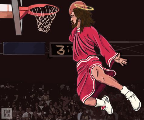 We asked a pastor, a professor of religion, two doctors, & a former NBA all-star one important question: Would Jesus Christ make a good basketball player? Jesus Basket, Cool Basketball Wallpapers Cartoon, Basketball Live Wallpaper Animated, Basketball Animation Wallpaper, Jesus Playing Basketball, Jesus Basketball, Nba Animated Wallpaper, Cool Jesus, Basketball Training Drills