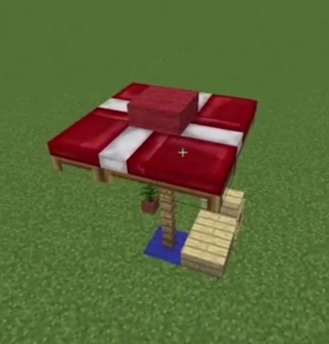 How to make an umbrella Minecraft Umbrella Ideas, Minecraft Umbrella Table, Umbrella Minecraft, Minecraft Umbrella, Minecraft Table, Minecraft Fabric, Minecraft Room Decor, Minecraft Music, Summer Umbrella