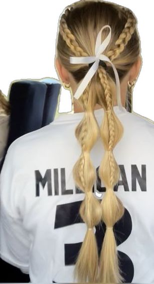 Soccer Hair Styles, Softball Hair Styles, Hair For Sports, Lacrosse Hair, Lax Hair, Race Day Hair, Gameday Hair, Game Day Hairstyles, Tennis Hairstyles