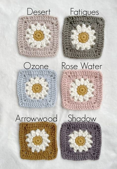 Cozy Days Daisy Blanket - All About Ami Daisy Crochet Bag Pattern Free, Daisy Crochet Bag, Daisy Crochet Pattern, Daisy Granny Square Pattern, Crochet Daisy Bag, Crochet Mini Pouch, Crochet Daisy Granny Square, Crochet Bag Charm, Daisy Blanket