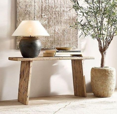 Primitive Console Table, Reclaimed Wood Entry Table, Reclaimed Console Table, Rh Console Table, Restoration Hardware Console Table, Rustic Console, Dutch Ceramic, Simple Layout, Primitive Design